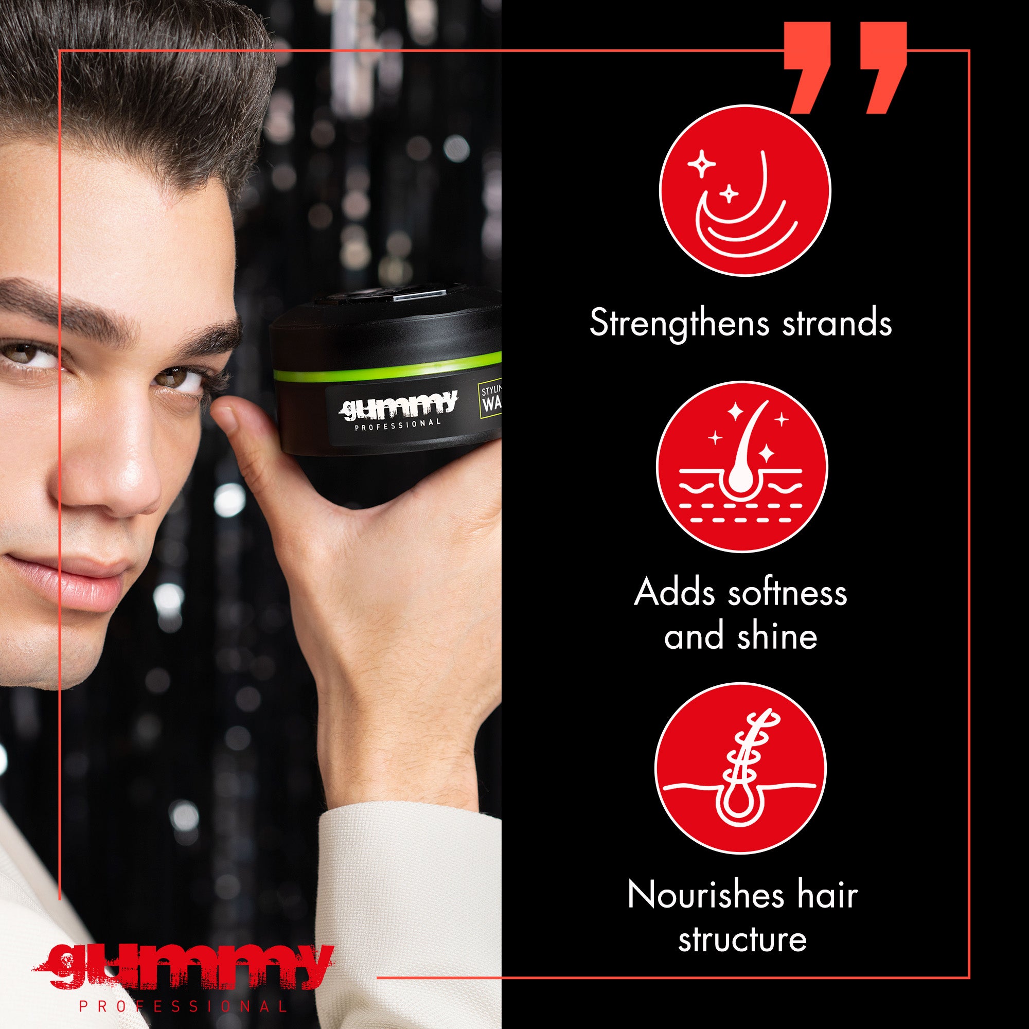 Gummy Styling Wax 150 ml Matte Finish