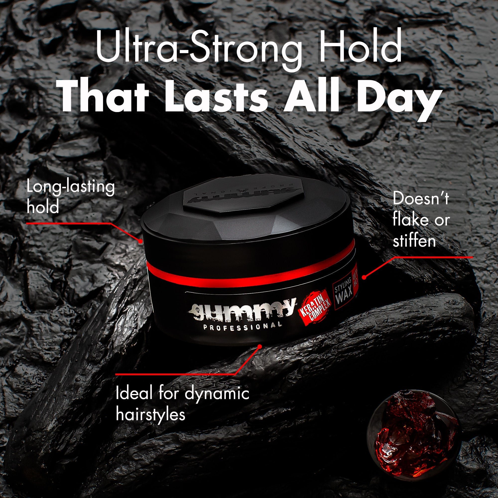 Gummy Styling Wax 150 ml Ultra Hold