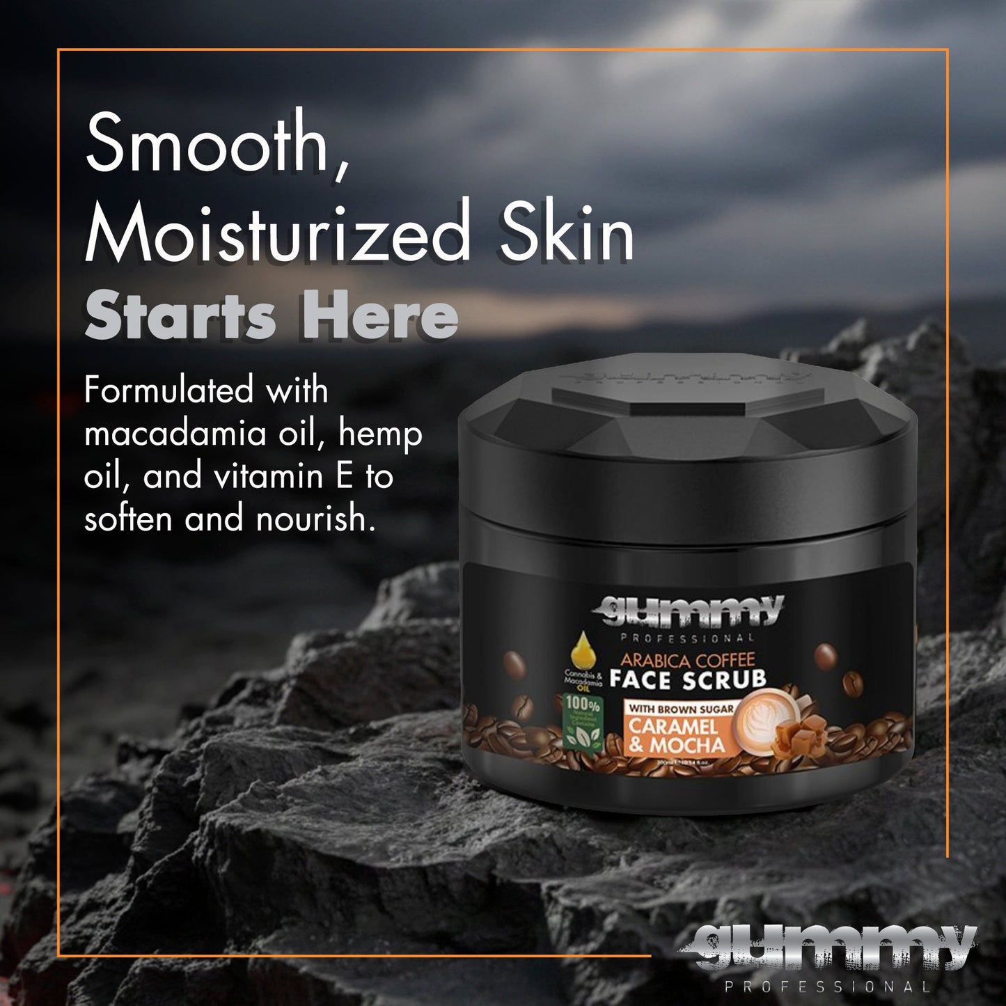 Gummy Arabica Face Scrub Caramel & Mocha