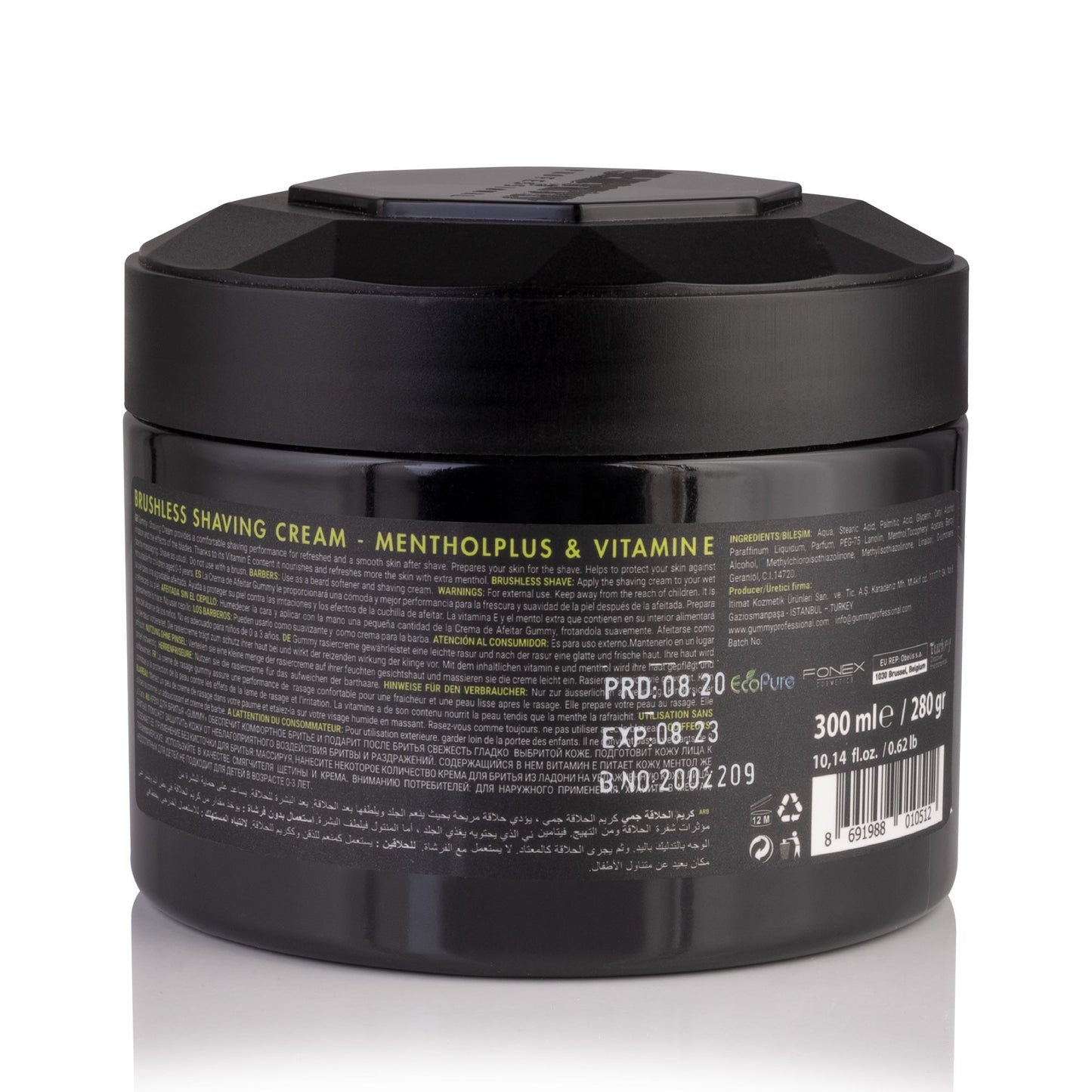 Gummy Shavıng Cream Menthol 300 ml