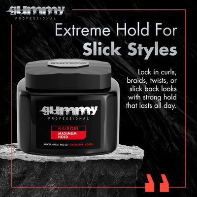 Gummy Hair Gel 700 ml Maximum Hold