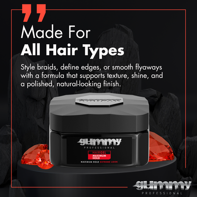 Gummy Hair Gel 220 ml Maximum Hold