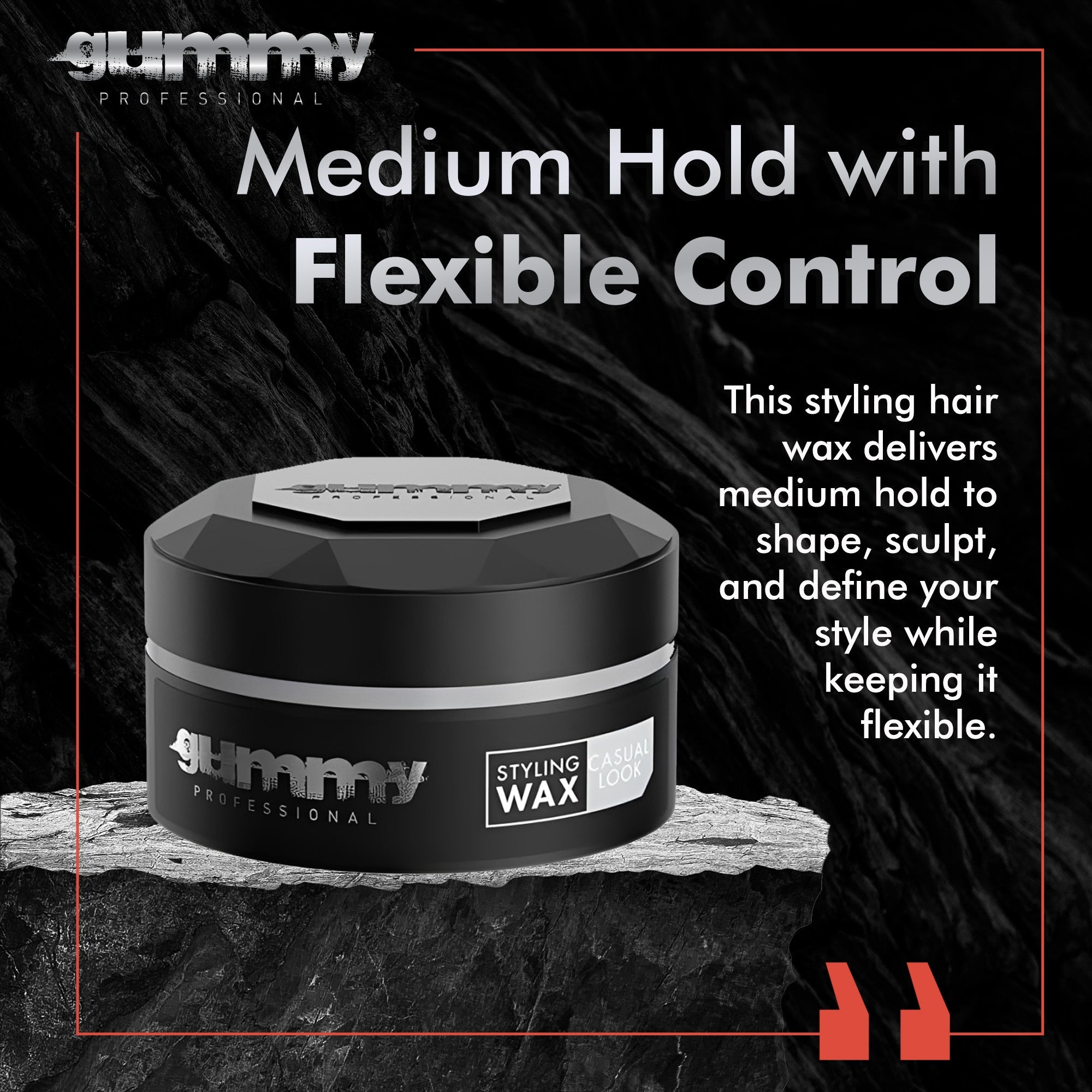 Gummy Styling Wax 150 ml Casual Look