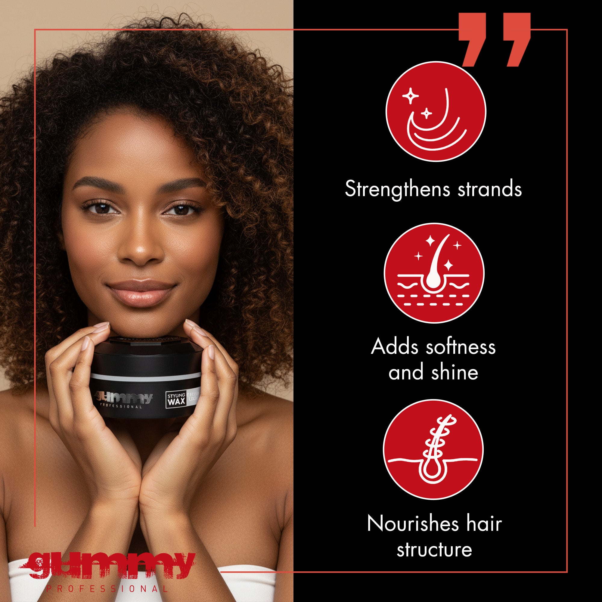 Gummy Styling Wax 150 ml Casual Look
