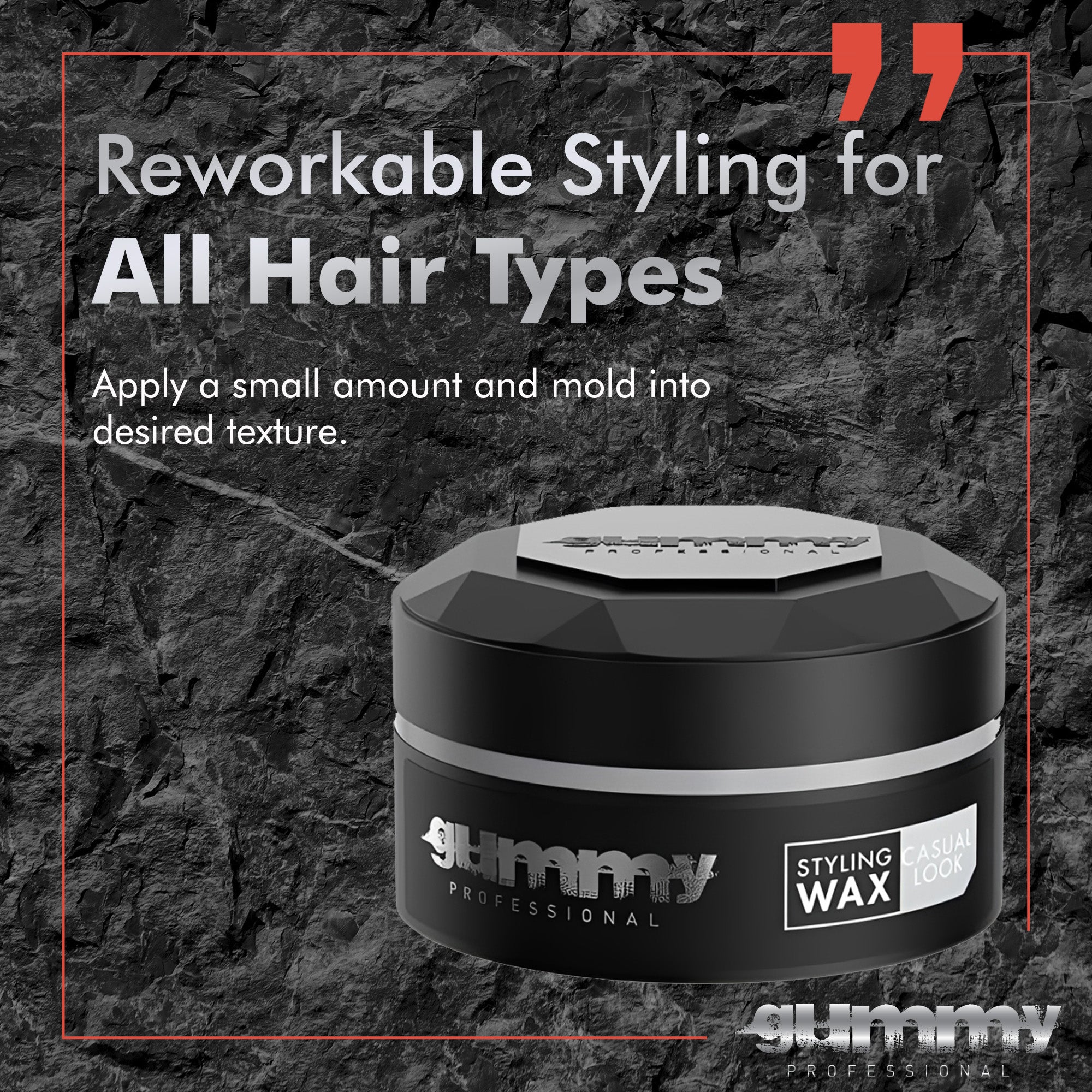 Gummy Styling Wax 150 ml Casual Look