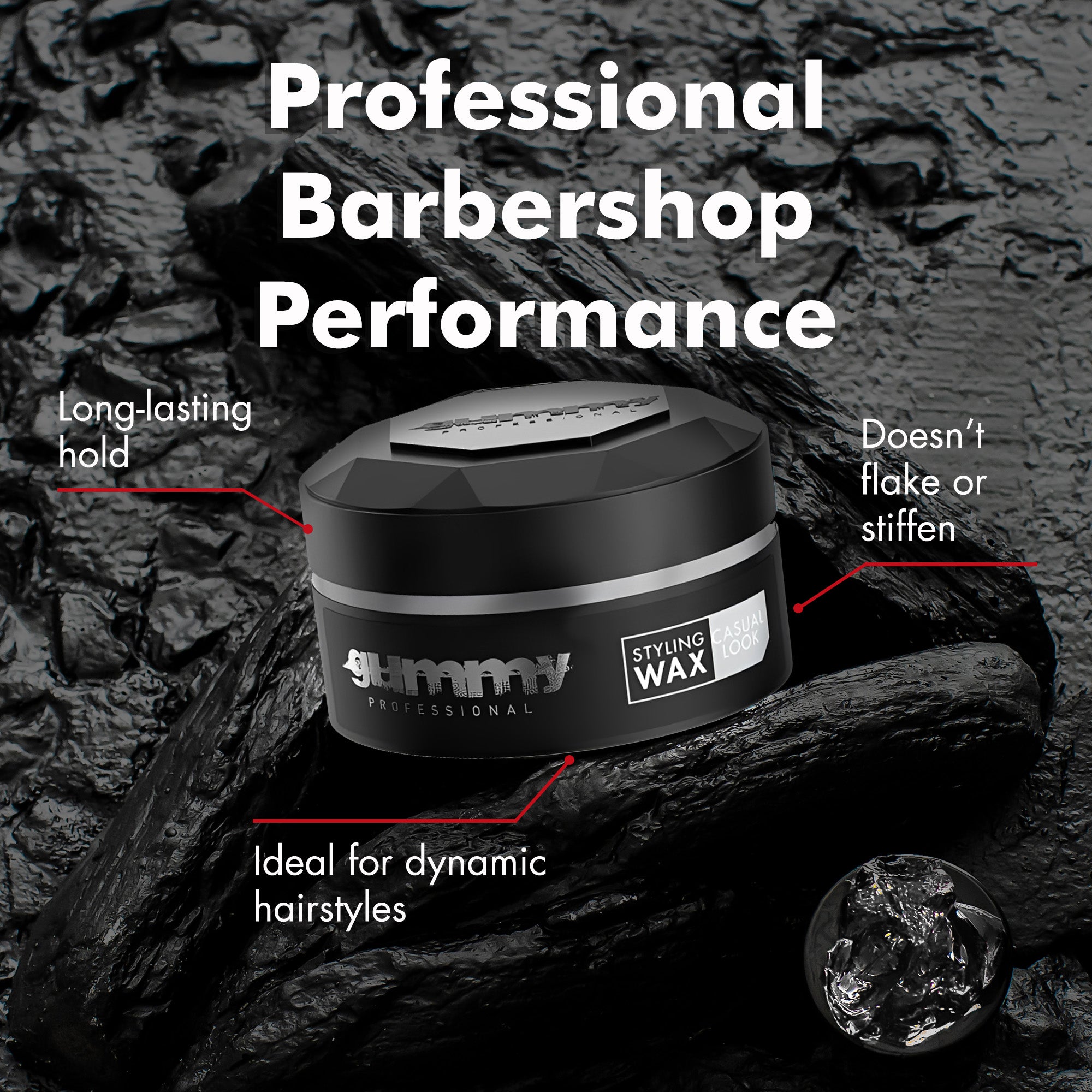 Gummy Styling Wax 150 ml Casual Look