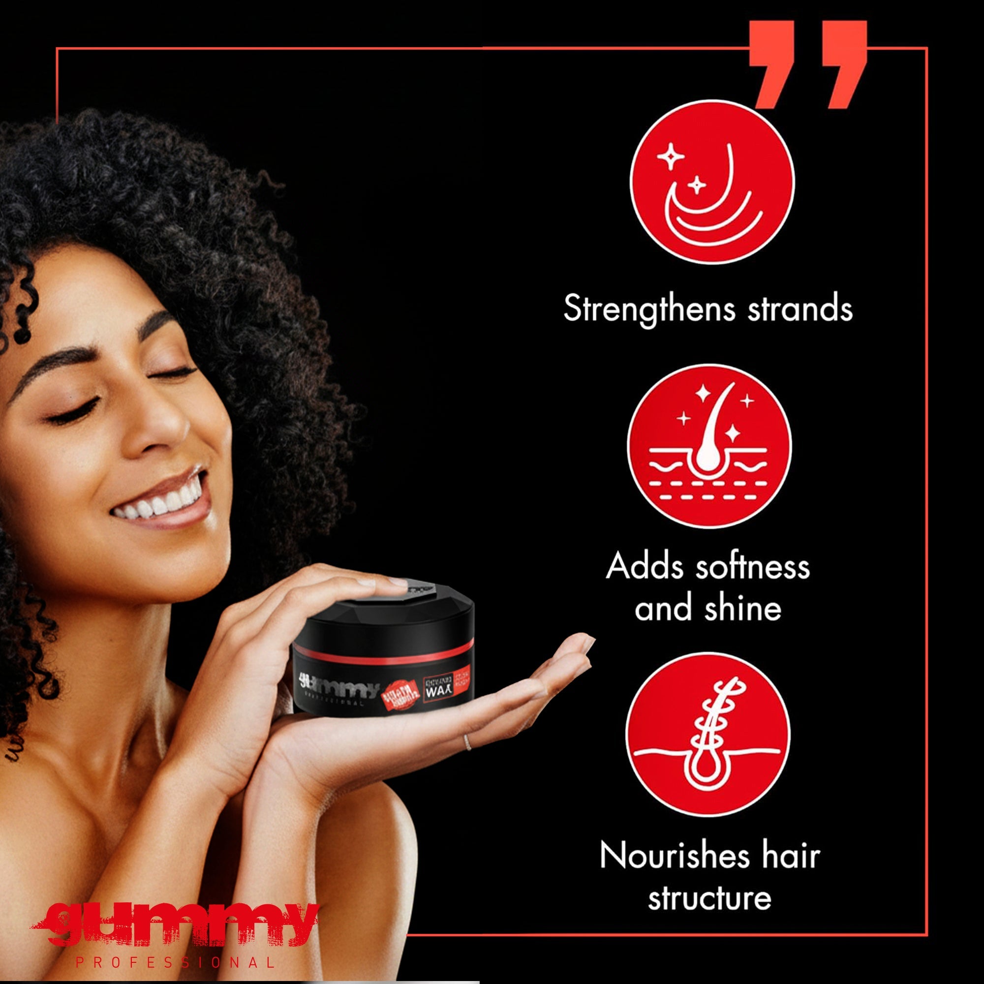 Gummy Styling Wax 150 ml Ultra Hold