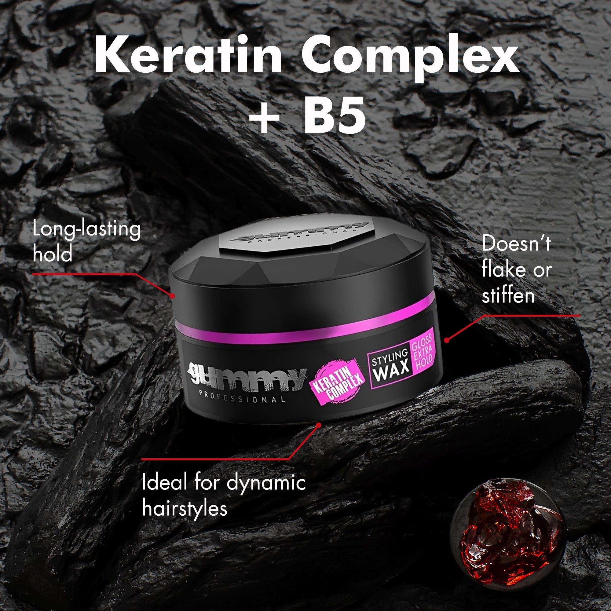 Gummy Styling Wax 150 ml Extra Gloss