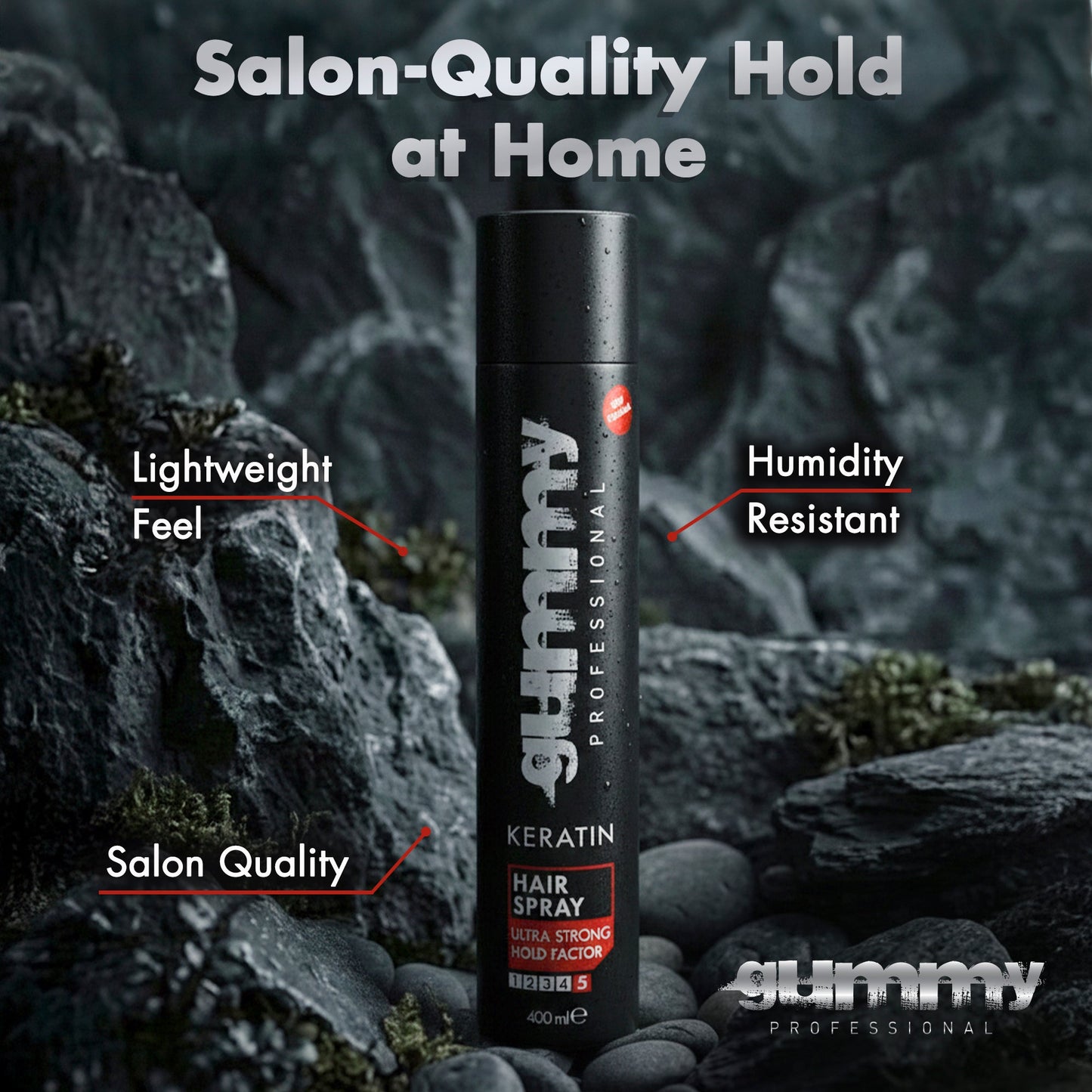 Gummy Hair Spray 400 ml Ultra Hold