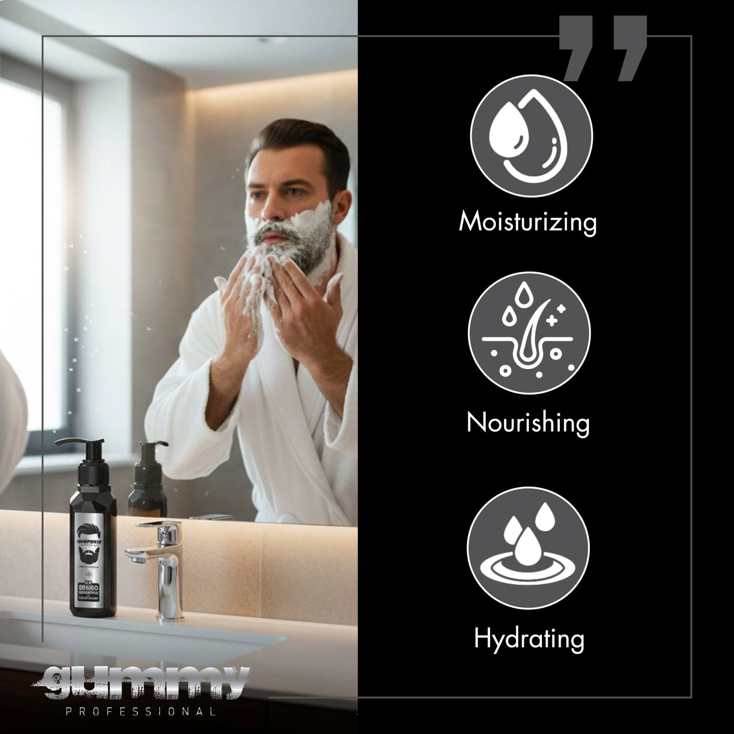 Gummy Beard And Moustache Shampoo 2 In 1 100 ml