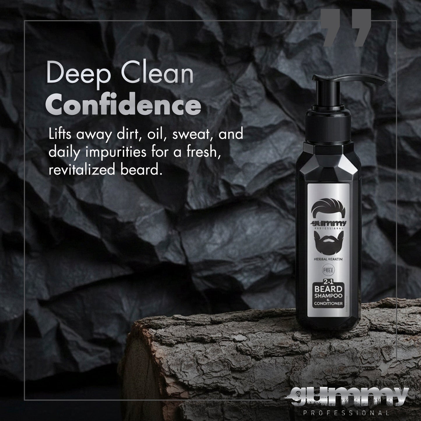 Gummy Beard And Moustache Shampoo 2 In 1 100 ml