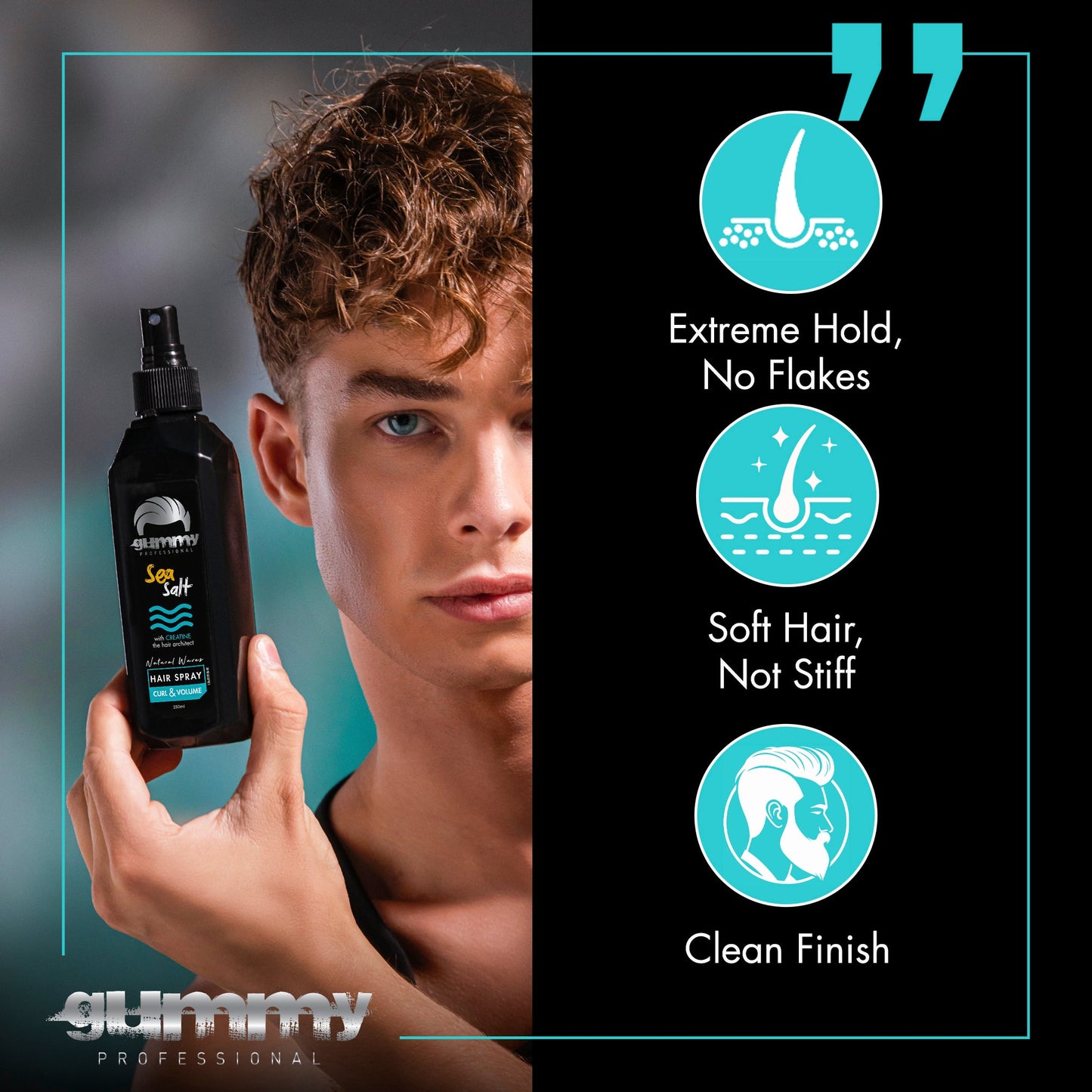 Gummy Sea Salt Hair Spray 250 ml