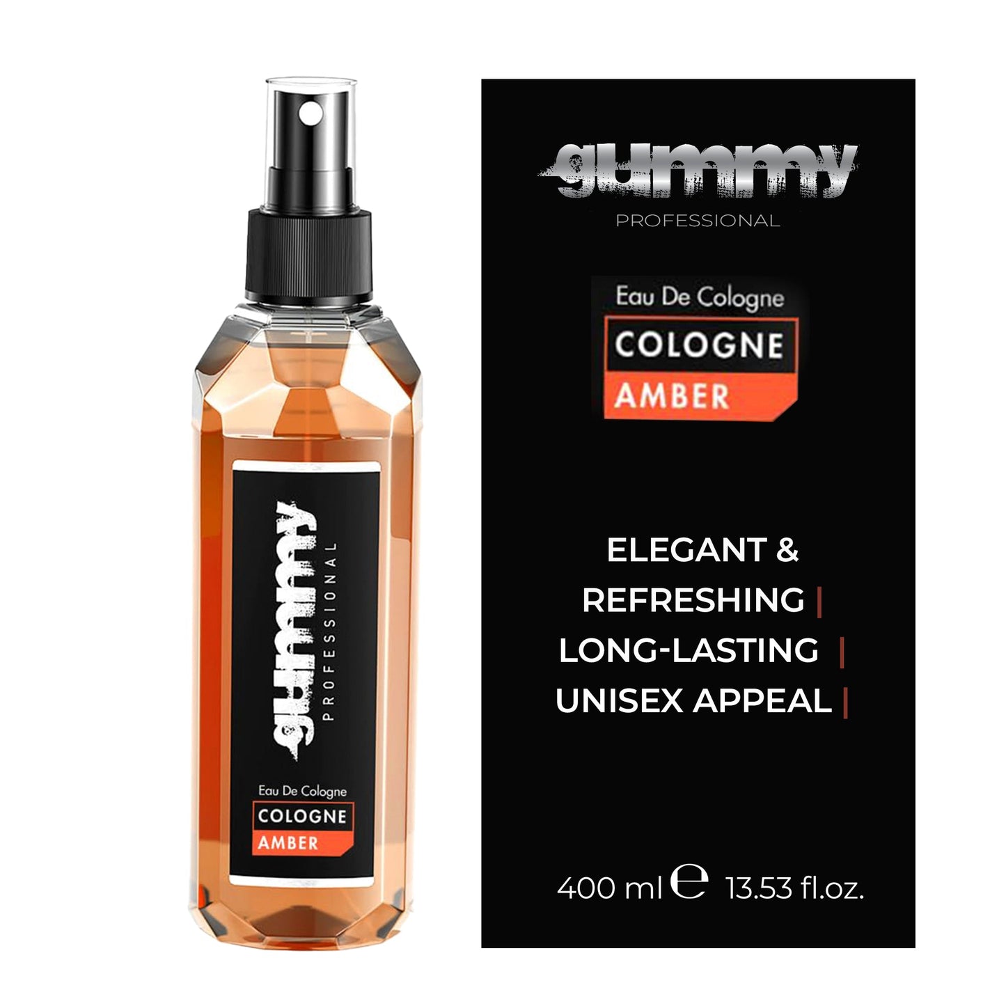 Gummy Eau de Cologne Amber 400 ml