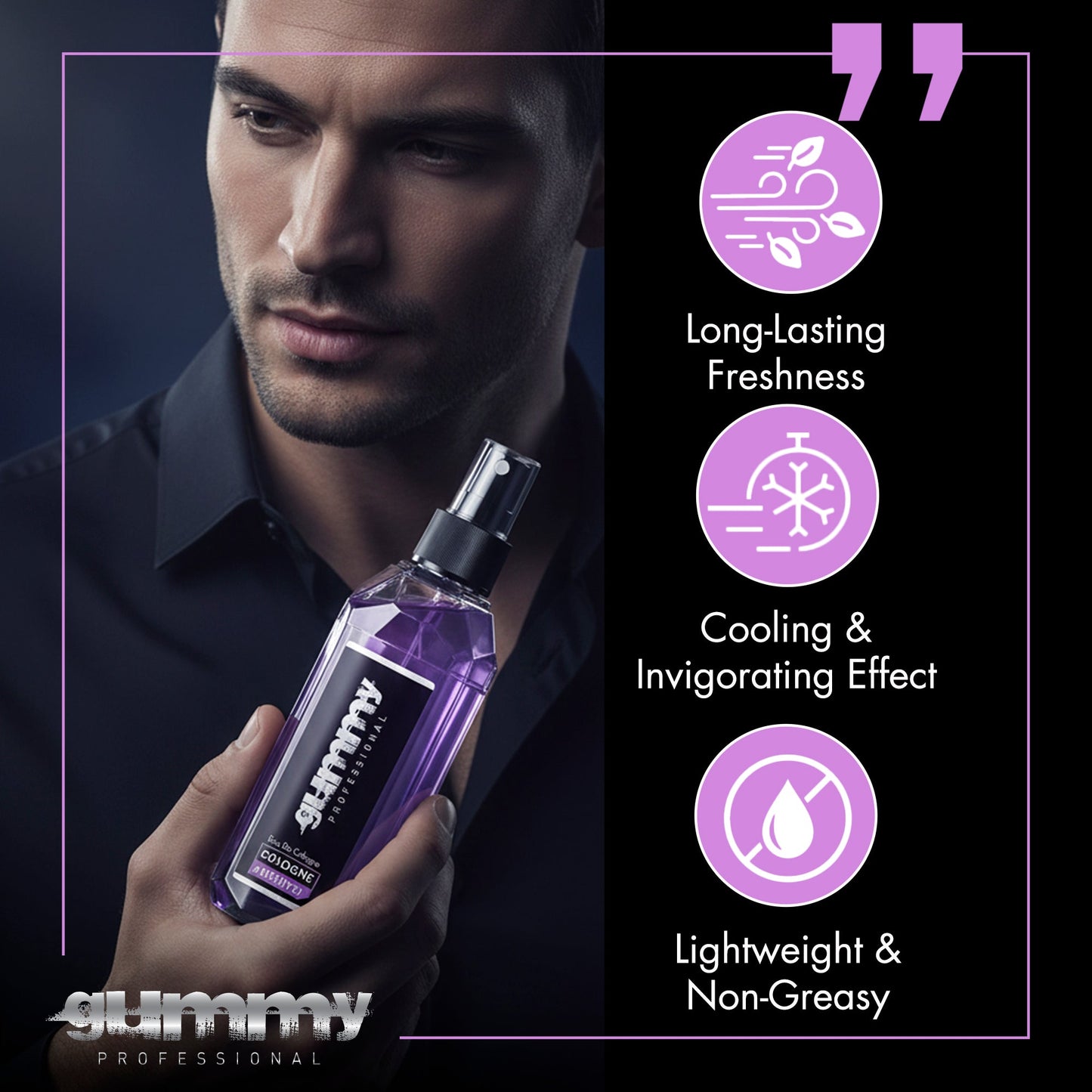 Gummy Eau de Cologne Amethyst 400 ml