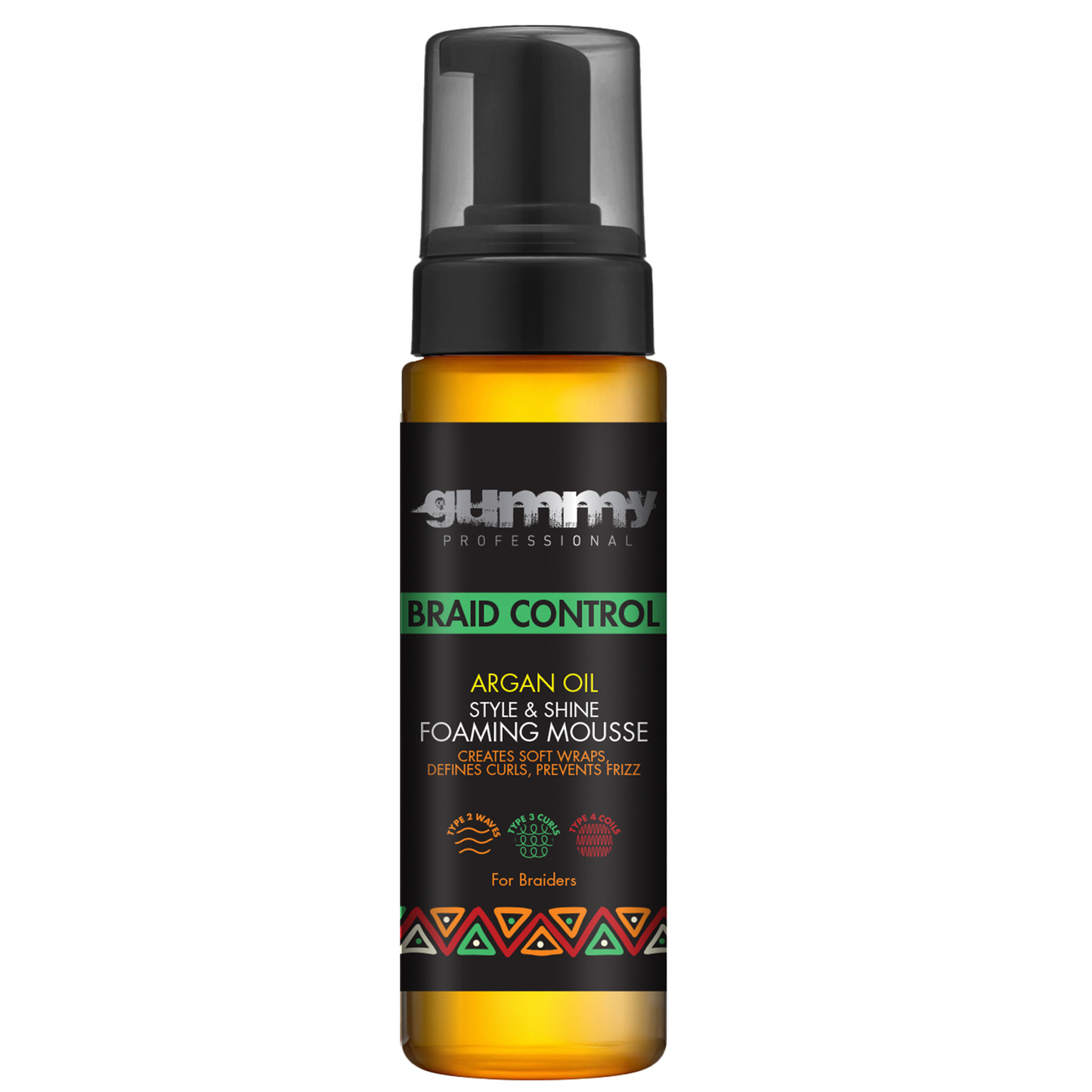 Gummy Braid Control Foaming Argan