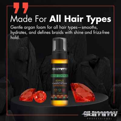 Gummy Braid Control Foaming Argan