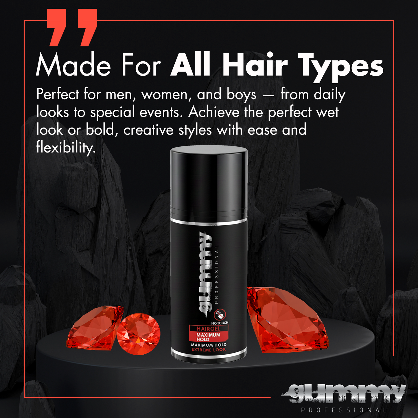 Gummy No Touch Max. Hold Hair Gel 98 ml
