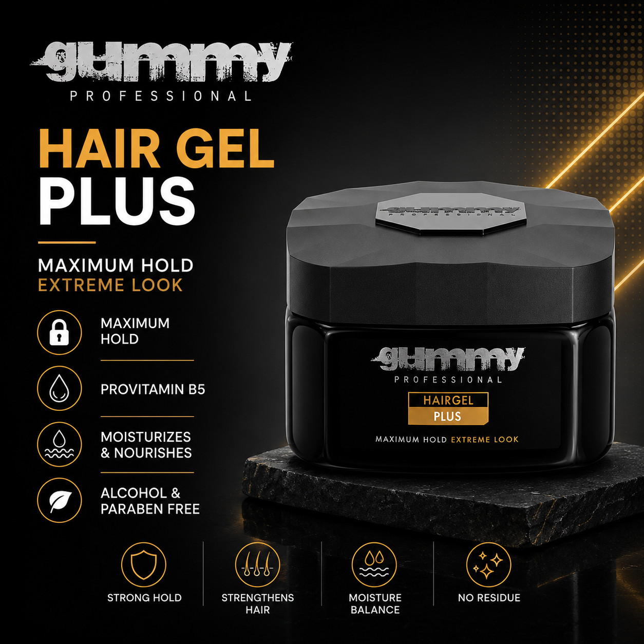 Gummy Hair Gel Plus – 220 ml