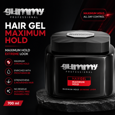 Gummy Hair Gel Maximum Hold – 700 ml