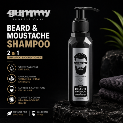 Gummy Beard & Moustache Shampoo 2 In 1 – 100 ml