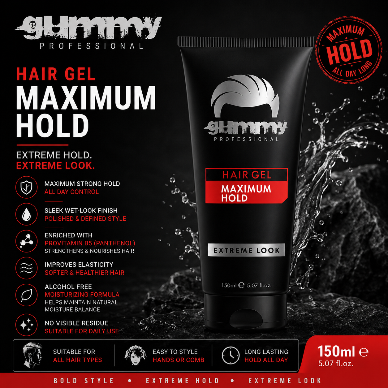 Gummy Gel Maximum Hold