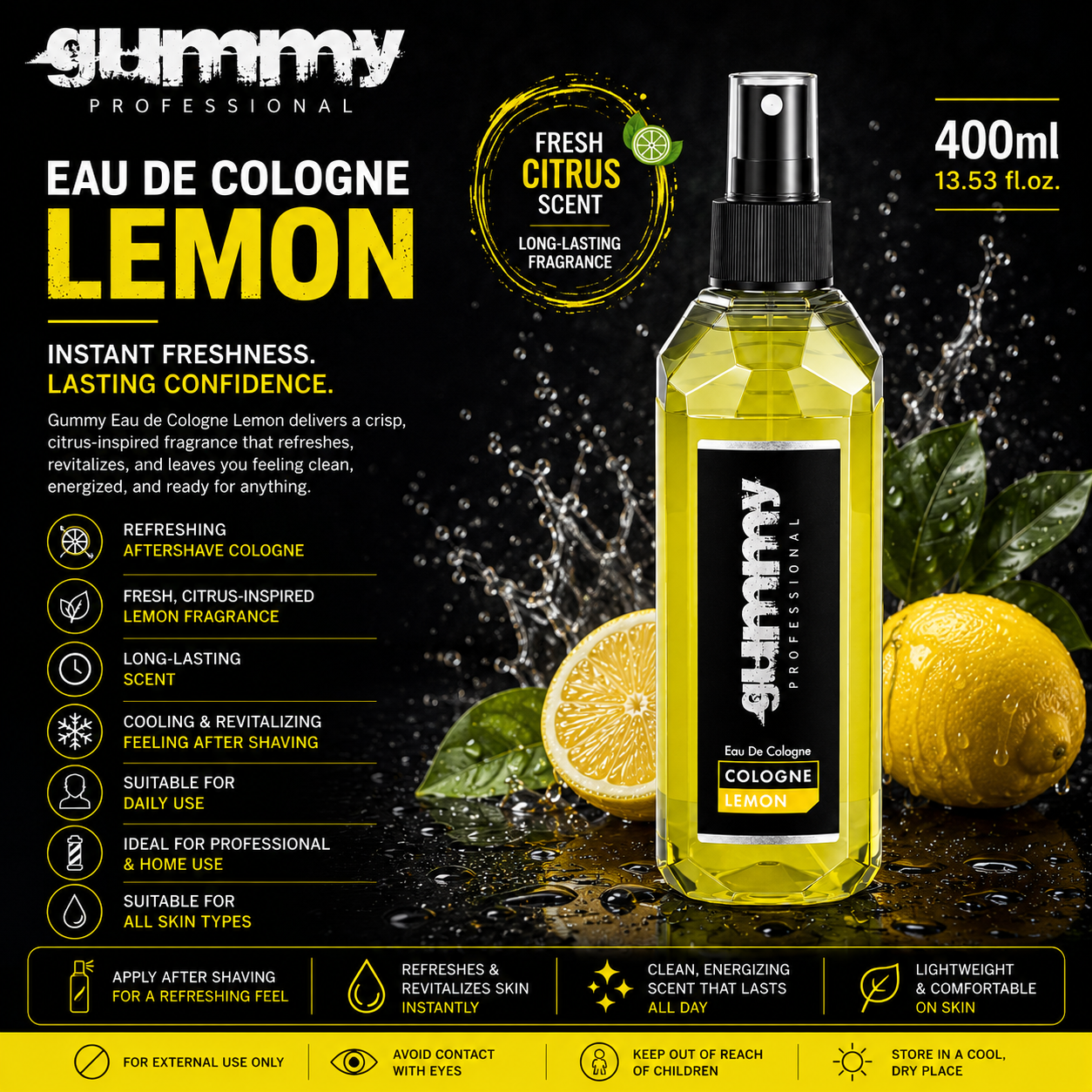 Gummy Eau de Cologne Lemon – 400 ml