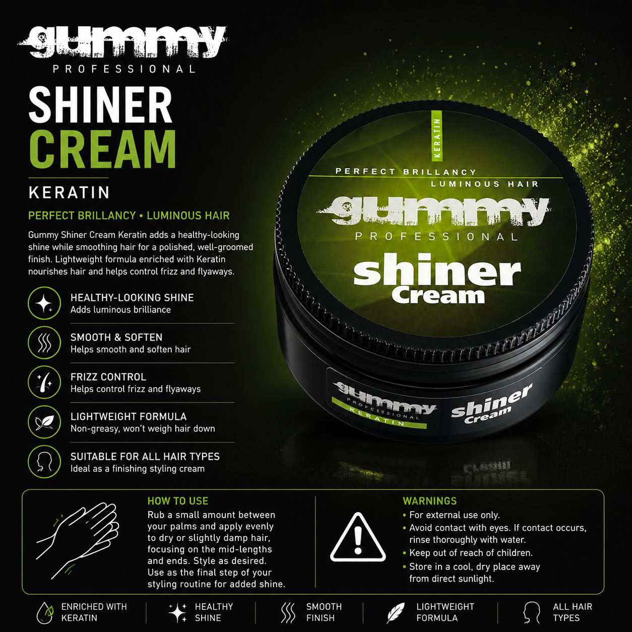 Gummy Shiner Cream Keratin