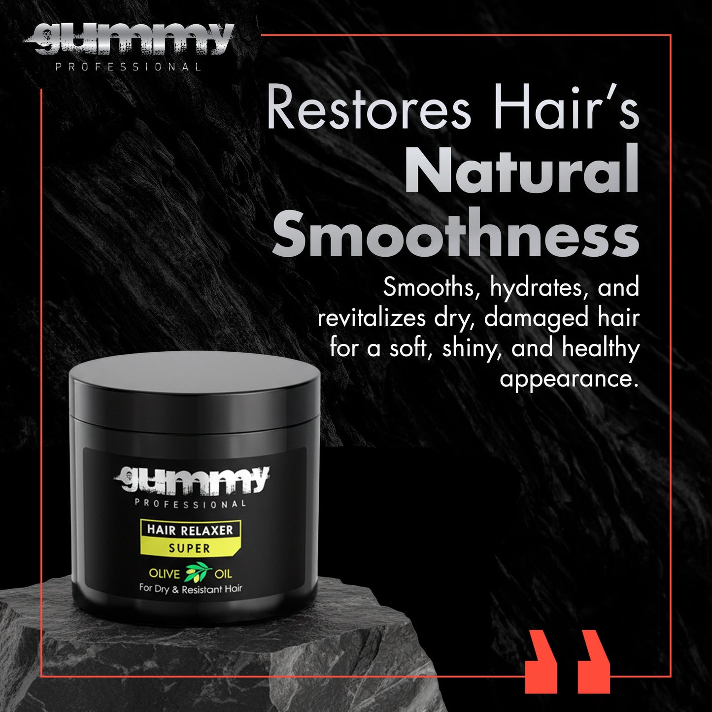 Gummy Hair Relaxer 550 ml Super Olive Oil