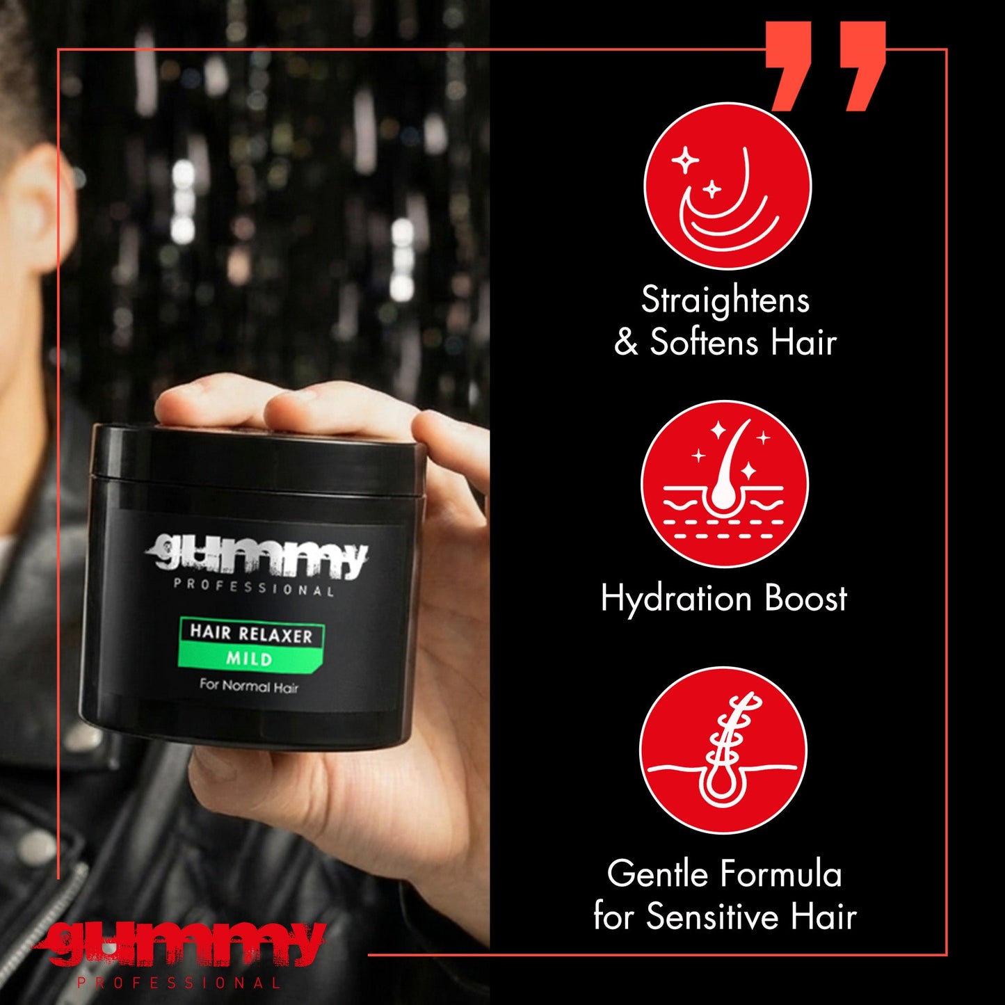Gummy Hair Relaxer 550 ml Mild