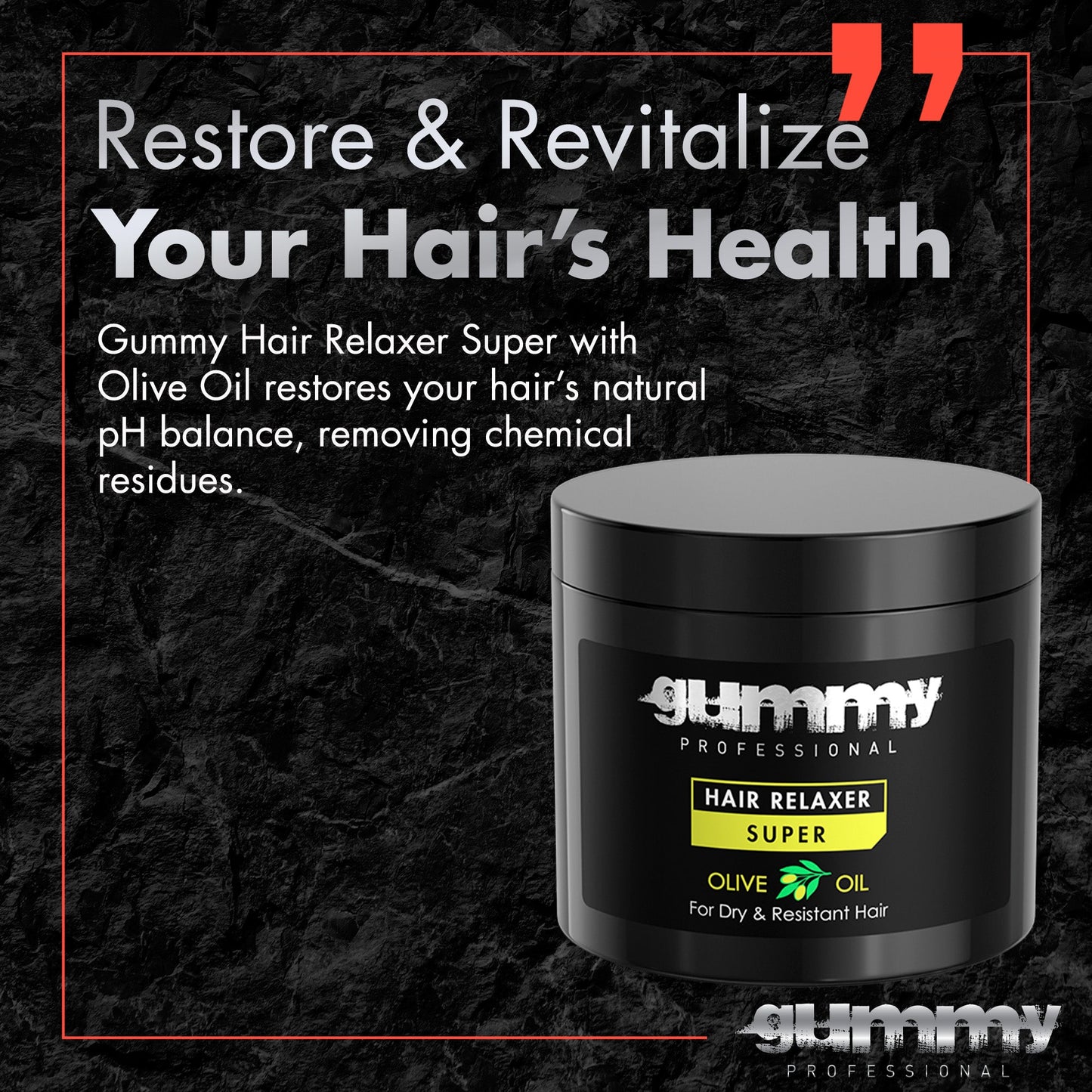 Gummy Hair Relaxer 550 ml Super Olive Oil